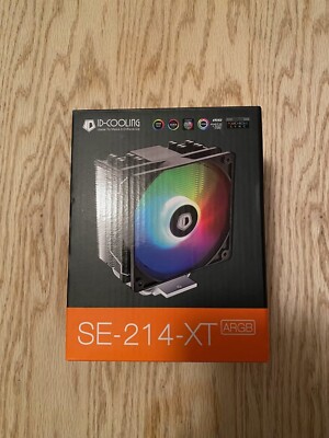 ID-COOLING SE-214-XT ARGB CPU Cooler 4 Heatpipes CPU Air Cooler Addressable New