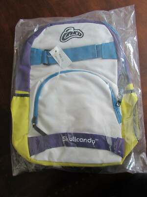 Large-NWT SkullCandy INK'D Backpack Book Bag Girls Boys School  - FREE SHIP