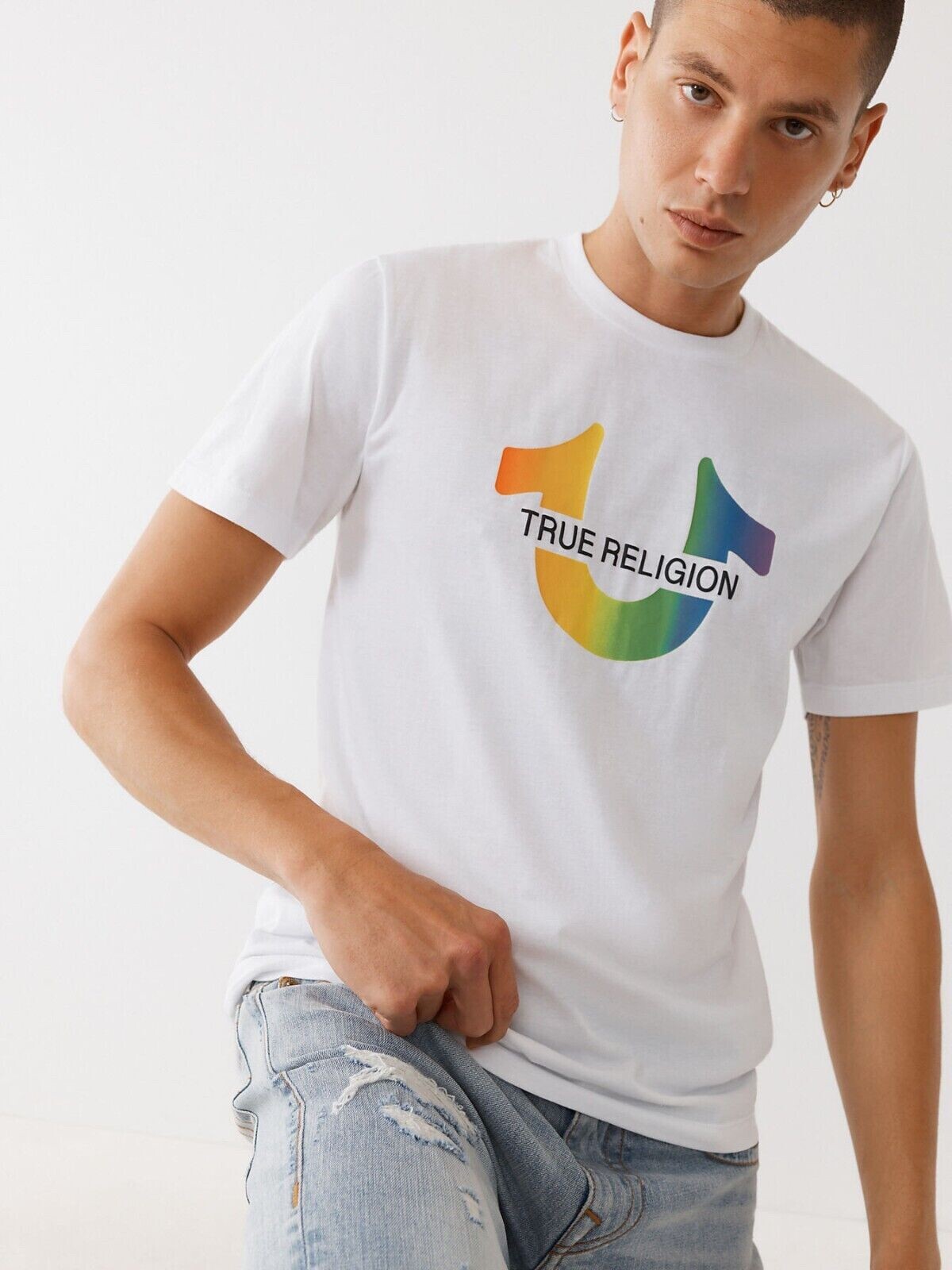 【TRUE RELIGION】★Tシャツ★ LOGO PINS HEAVYWEIGHT TEE LOGO PINS HEAVYWEIGHT TEE | True Religion