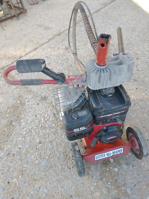 Little Beaver post hole auger drill w/ Intek Pro 190 5.5hp engine, works great!