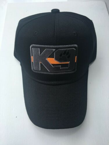 US K-9 THIN ORANGE LINE SEARCH AND RESCUE TEAMS HAT/CAP