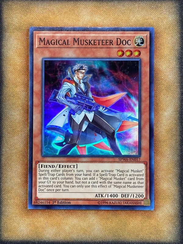 Yugioh Magical Musketeer Doc SPWA-EN017 Super Rare 1st Ed NM | eBay