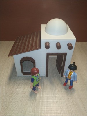  Casa Playmobil Establo Medieval impreso 3D
