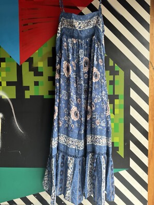 Spell & The Gypsy Collection Zahara Midi Dress Blue Size Xs