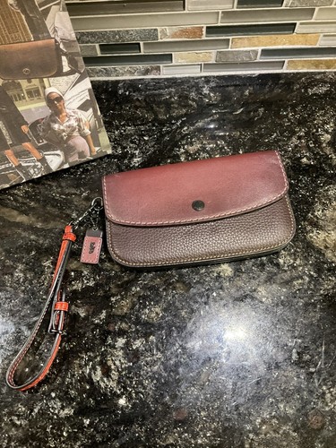 Coach 1941 Clutch With Snakeskin Glovetanned Pebbled Leather