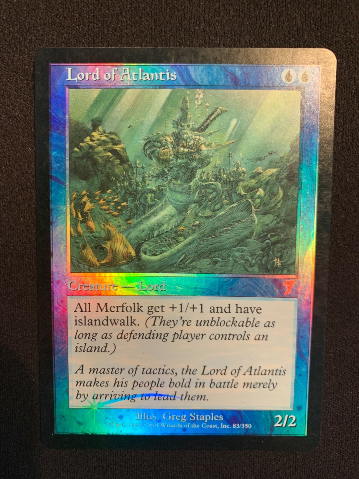 アトランティスの王 Lord of Atlantis foil 7版 【A】 アトランティスの王/Lord of Atlantis》[7ED] 青R | 日本最大級