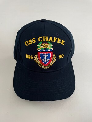 New The Corps USS Chafee DDG 90 Blue Baseball Cap One Size