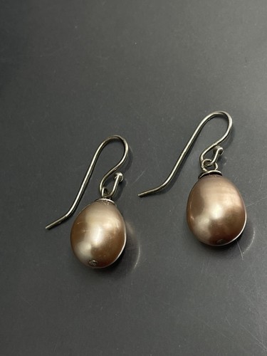 TATIANA☆[silver925] Fresh Water Pearl Edge Hook earrings Tatiana Pearl Earrings