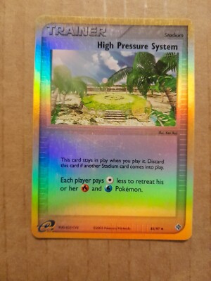 Pokemon High Pressure System 85/97 ex Dragon Reverse Holo LP See Pictures