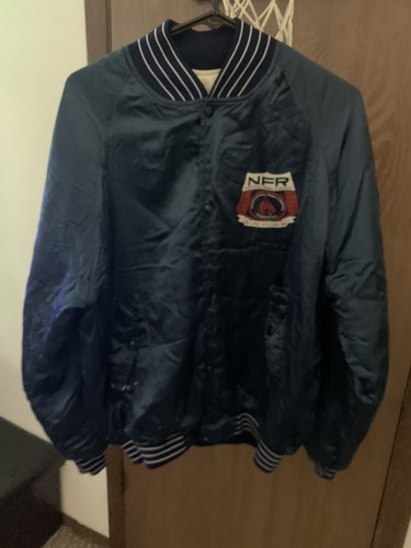 Vtg 1986 Las Vegas NFR Professional Rodeo Cowboys Assc Jacket Bomber M/L