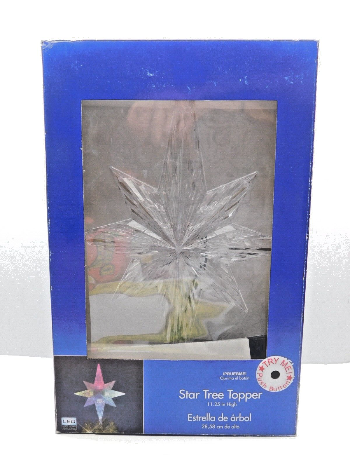 Eight Pointed Star LED Lighted Color Changing Christmas Tree