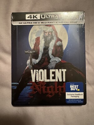 Violent Night 4K (Ultra HD / Blu-ray / Digital) Best Buy Exclusive SteelBook