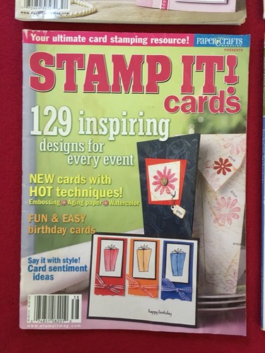 Lot of 4 STAMP IT! Magazines 3-Stamp It! Cards 1 Stamp It! Techniques