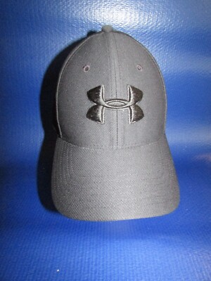Under Amour Black UA Classic Fitted Ball Cap LG-XL