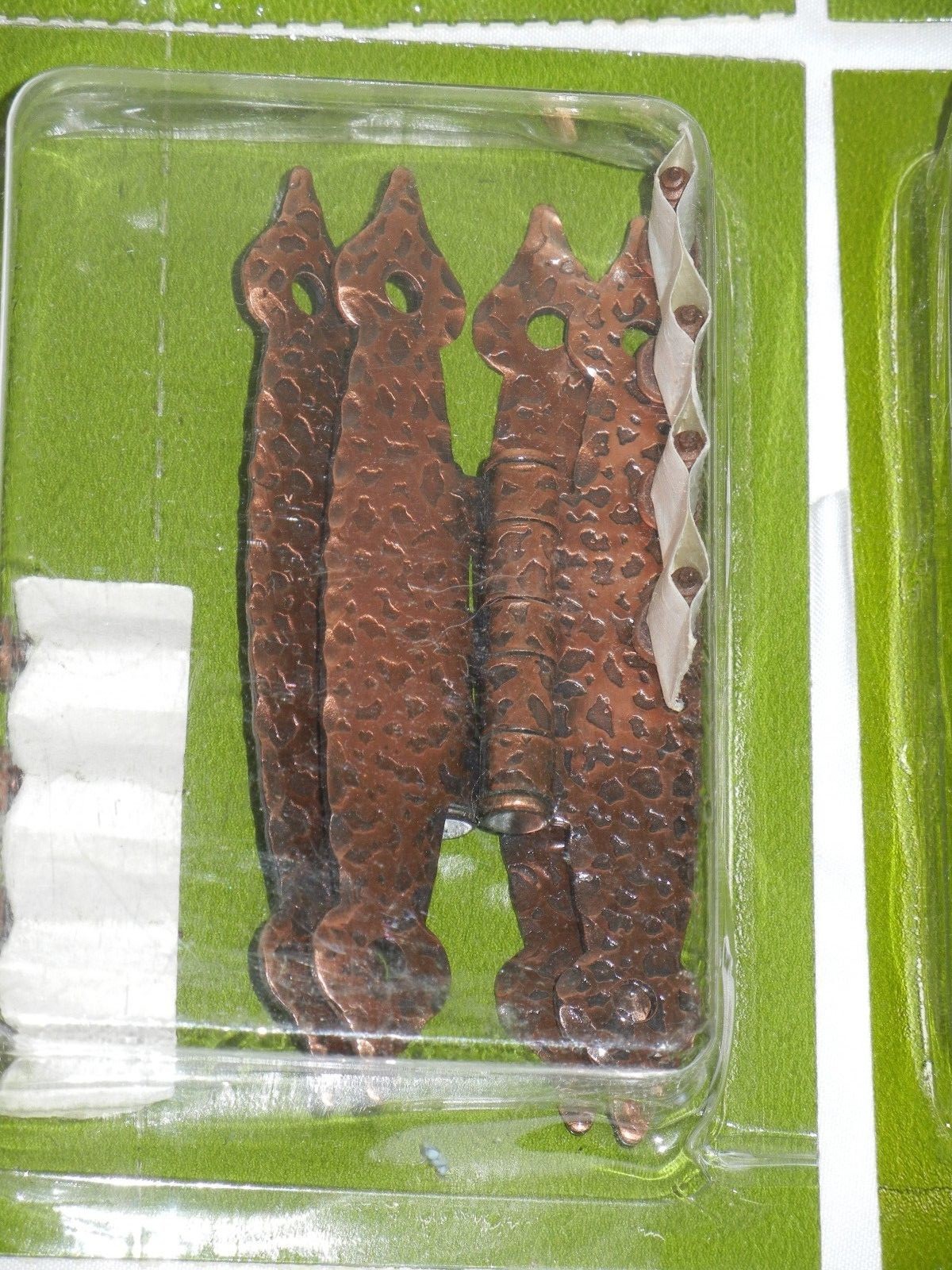 Hardware Cabinet Hinge Antique Copper Vintage 4 pkgs Craftsman NOS
