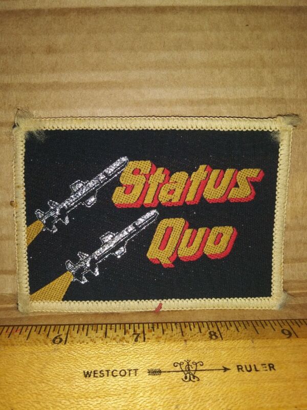 Status Quo Patch - Free Shipping