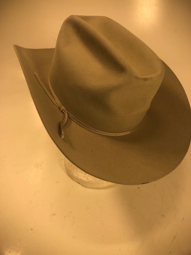 Vintage Resistol FT Worth Silver Belly Mens Cattleman Cowboy Hat -7 1/4  Long