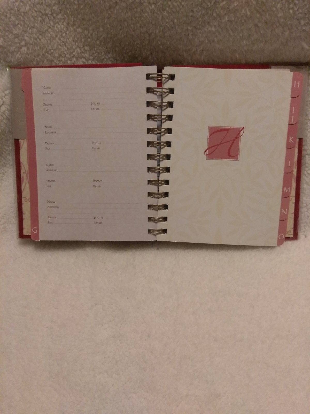 C.R Gibson Address book Heritage Classic red