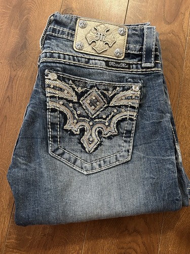 Miss Me Jeans Size 28 Inseam 34 Bootcut Style No. JW7111B | eBay