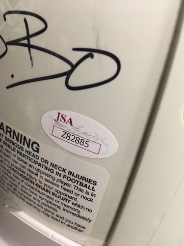 2007 NFL Draft Class Signed Full Sized Helmet Peterson, Johnson, Lynch JSA