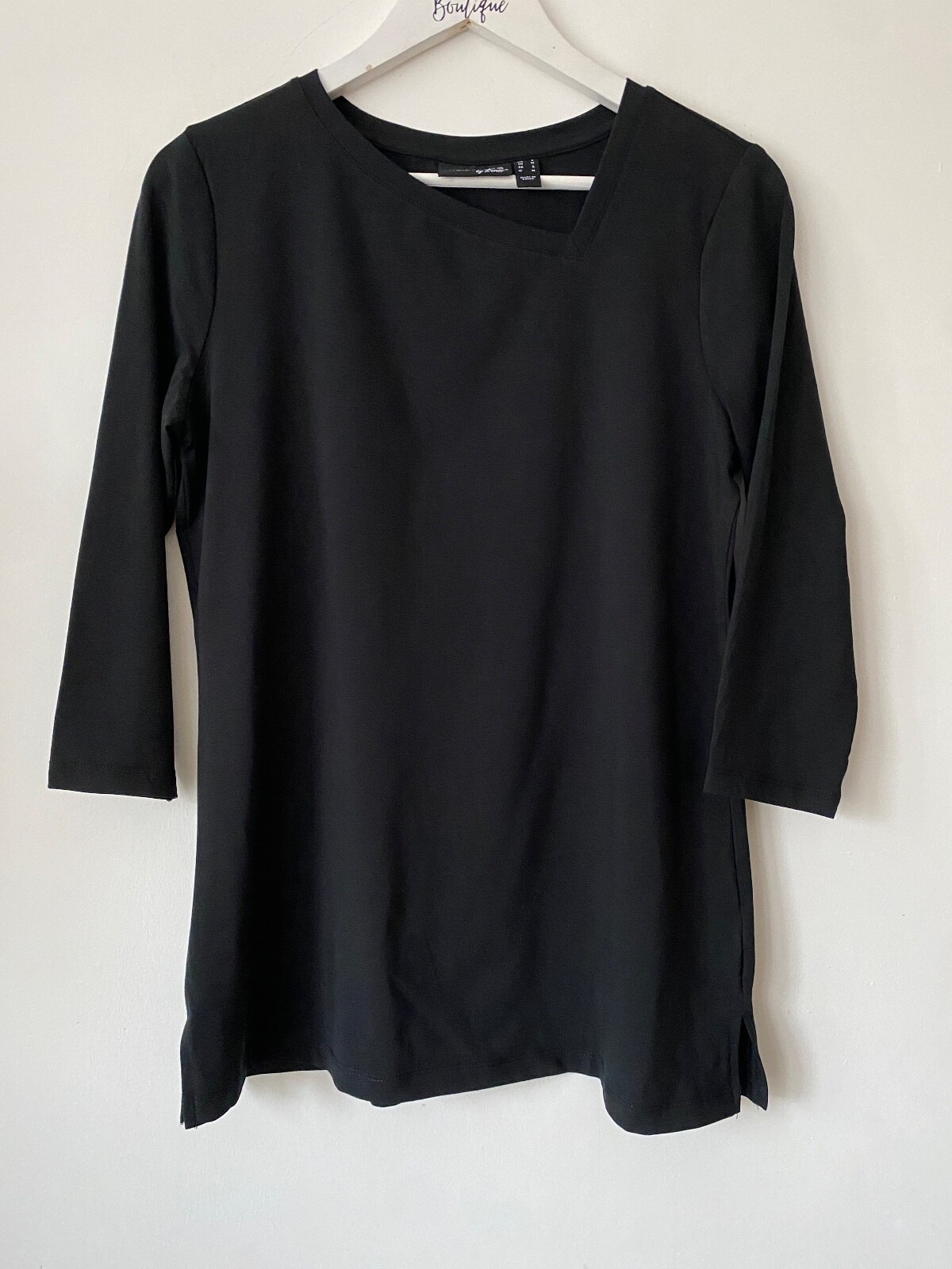 Attitudes by Renee Asymmetric Neckline Tunic - Picture 9 of 12