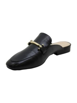 

ENZO ANGIOLINI Женские кожаные слипоны Taisie с круглым носком черного цвета, размер 7,5 м, Черный, EN-TAISIE