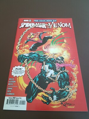 Spider-Man Venom #1 FCBD 2023 Unstamped Marvel Comic VF/NM mar1