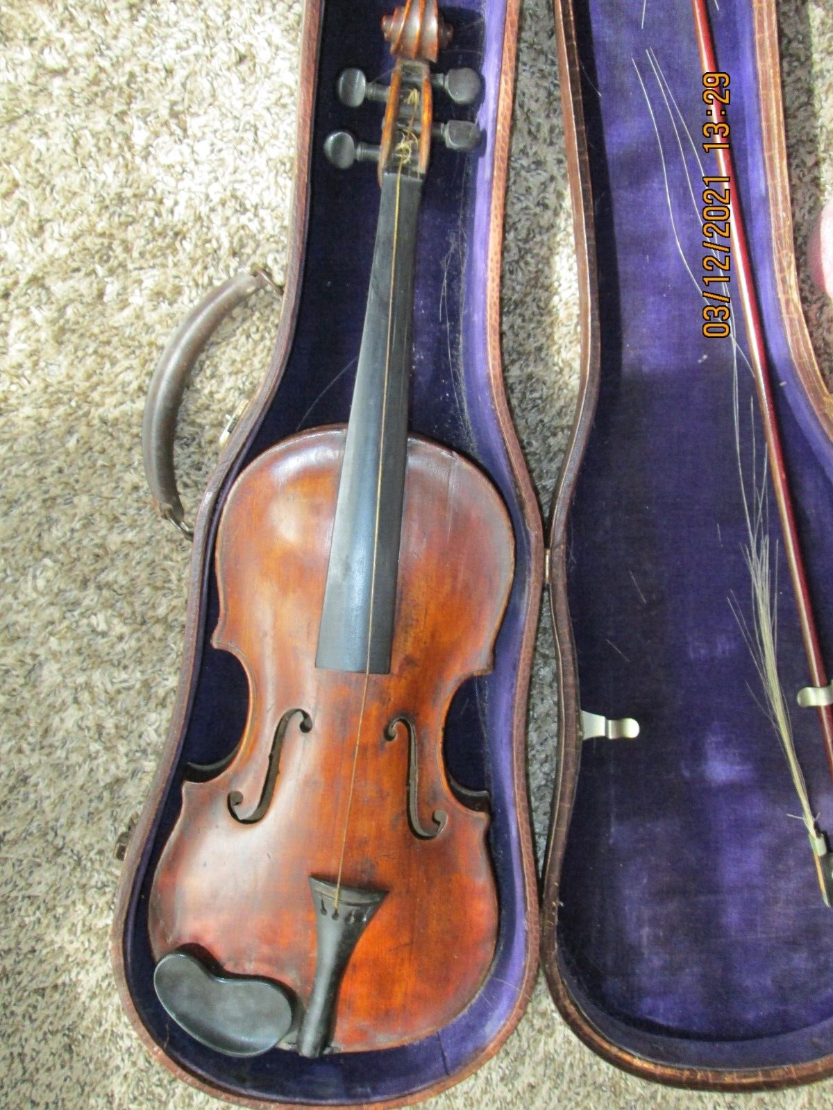Antique Violin Nicolaus Amatus Fecit in Cremonia Hieronymi