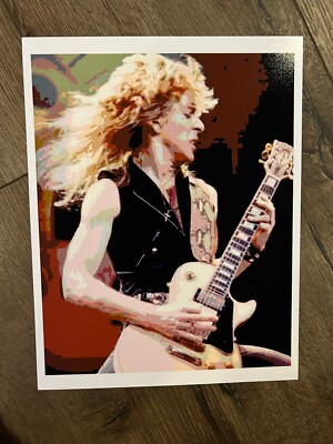 RANDY RHOADES Art Photo 11''x14'' Poster HEAVY METAL GUITARIST GUITAR