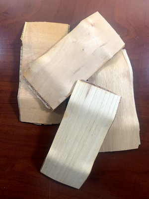 One Random Uncut Raw Fingerboard Deck 5 Ply deck Hand made Foam Grip Included