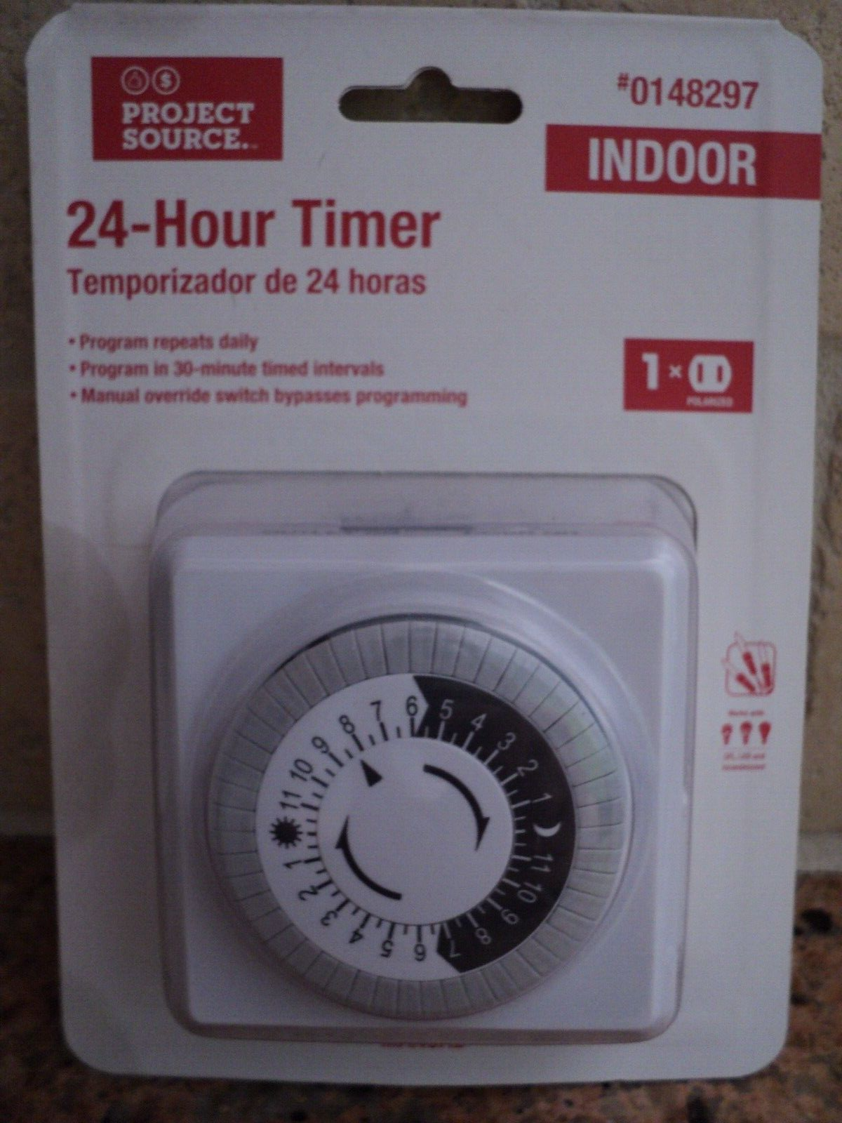 PROJECT SOURCE 24-HOUR TIMER (NEW)