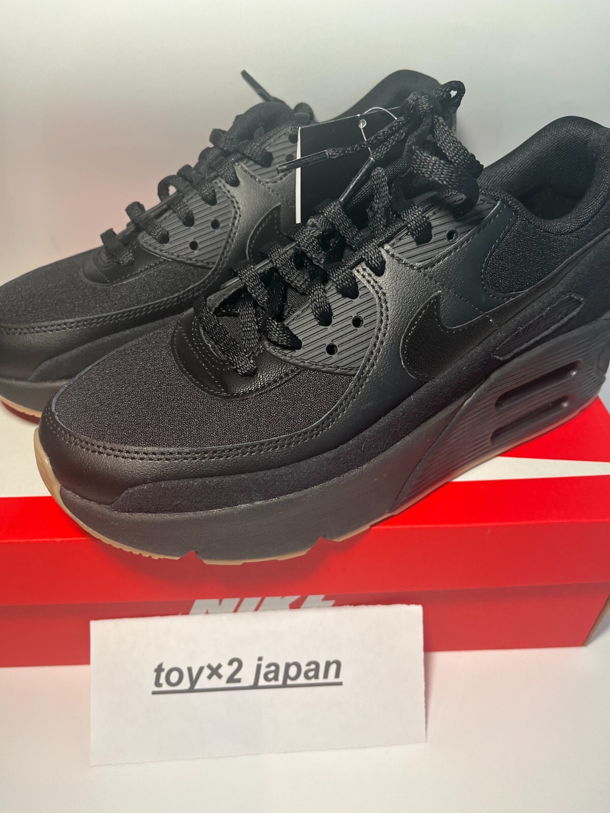 Pre-owned Nike Wmns Air Max 90 Lv8 "black/gum Medium Brown" Hj3847-010 Women [us 5-12]