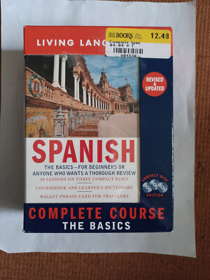 Spanish For Brginners  Complete Course; PC; CDs; Brand New/Factory Sealed
