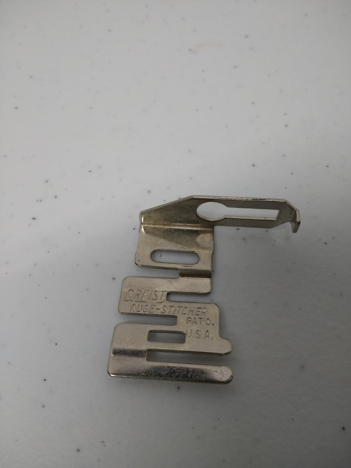 Vintage greist edge stitcher sewing machine foot seamstress accessory
