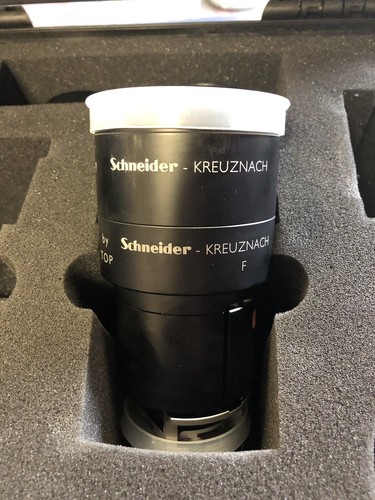 Rare Schneider Kreuznach Cinema Technicolor 3D Film Projector Lens with Case