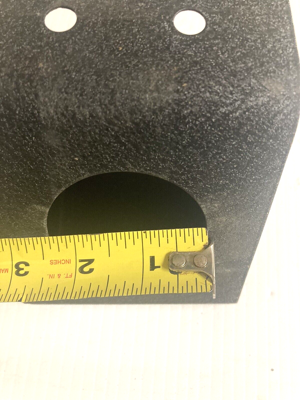 BUD CASE FOR 2 INCH METER - NOS - BLACK CRACKLE FROM HAM RADIO ESTATE FOR VOLTS