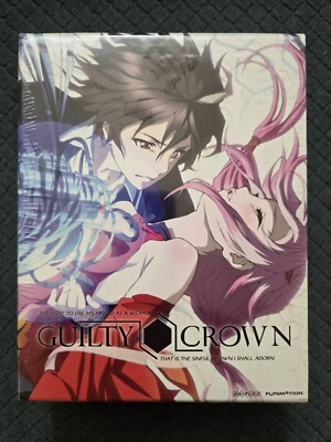 Guilty Crown: Part 1 Limited Edition (Bluray/DVD, 2013, 4-Disc Set) **OOP**NEW**