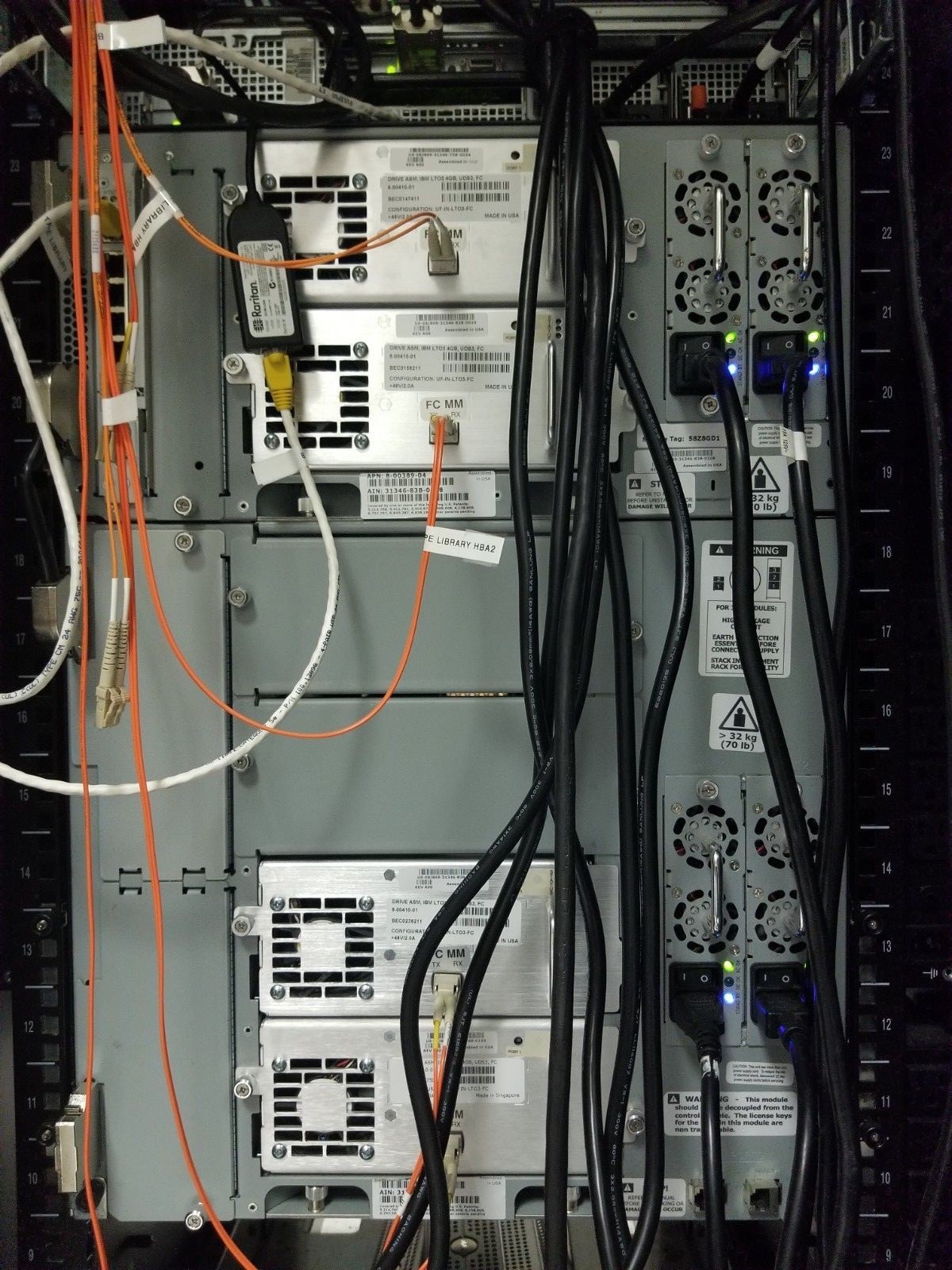 Dell PowerVault ML6020 - ML6000 - 4x LTO3 drives - New Cleaning Tape