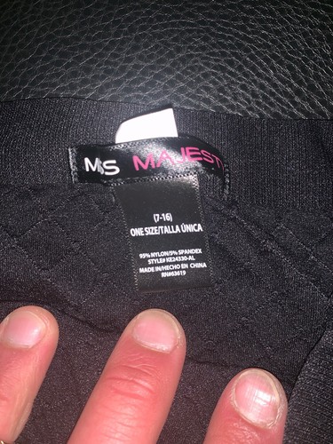 Miss Majesty Girls Quilted Seamless Leggings - Black - 7-16