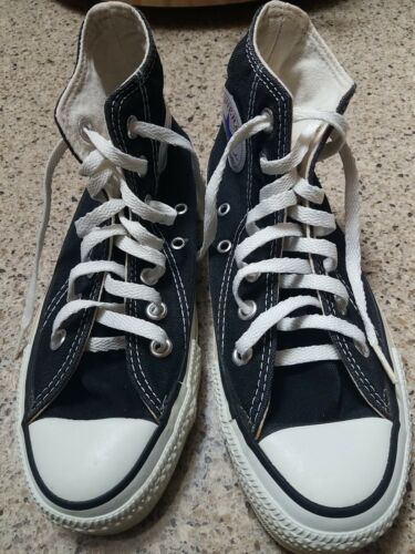 Vintage CONVERSE Chuck Taylor Black High Tops Men's Size 4 1 Vintage CONVERSE Chuck Taylor Black High Tops Men's Size 4 1