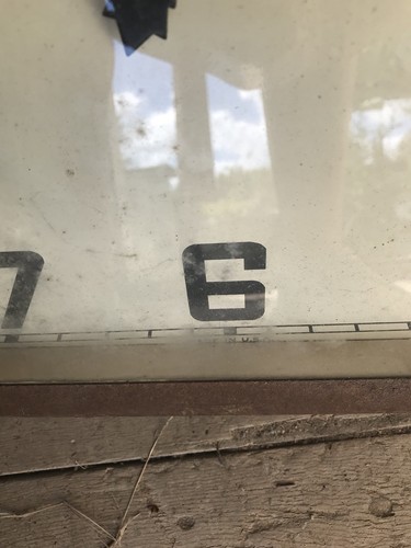 Antique Sessions Square Clock Made In USA 14 1/2”