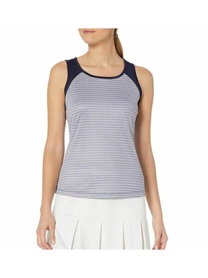 

Женская синяя майка без рукавов с круглым вырезом Grand slam Active Wear, Синий
