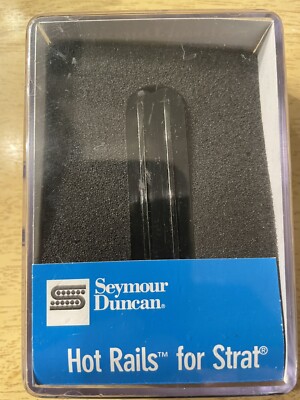 SEYMOUR DUNCAN SHR-1 Hot Rails Strat NECK Electric Guitar Pickup Black Humbucker