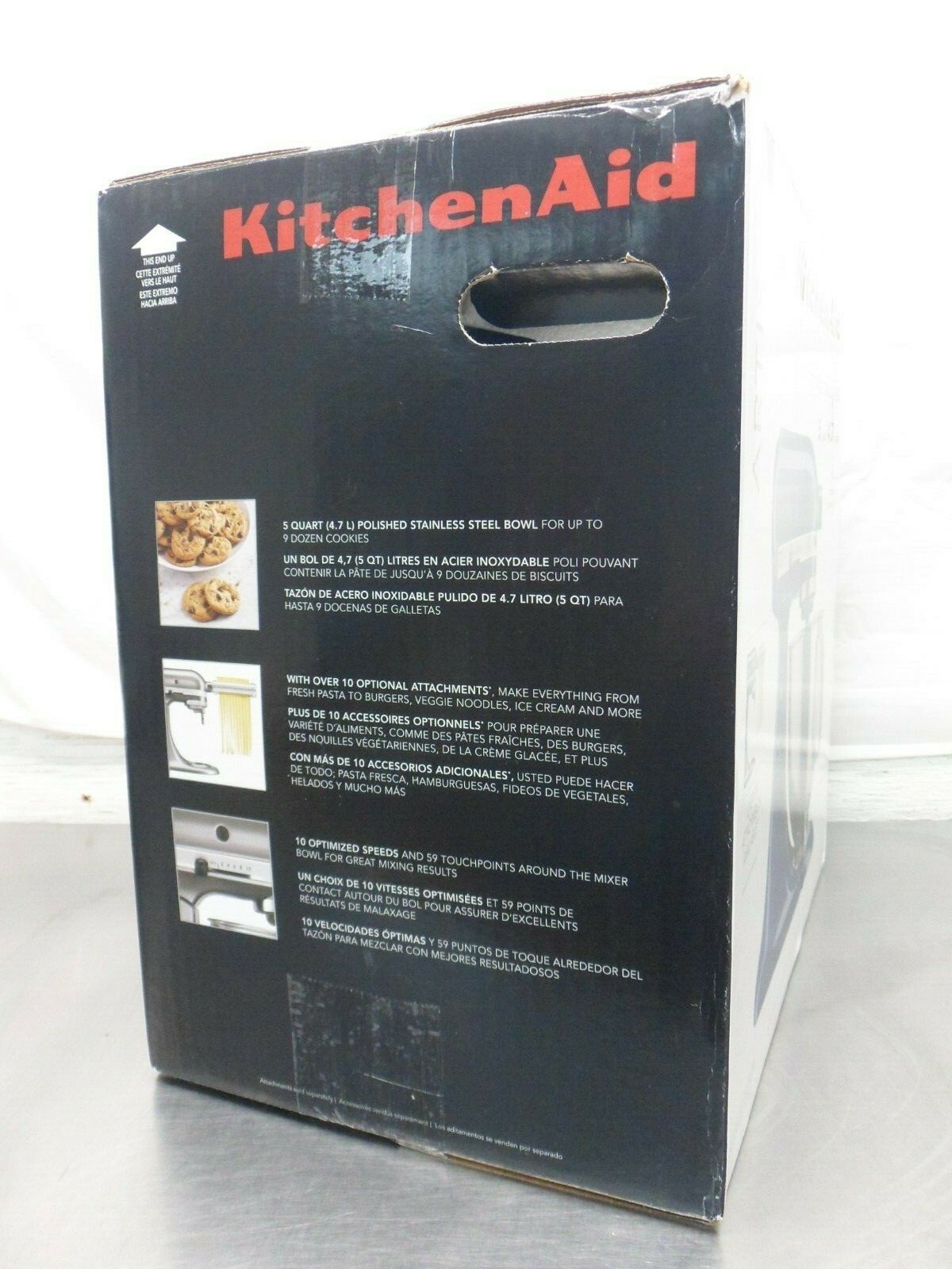 KitchenAid KSM150PSBW Artisan Series 5-Qt. Stand Mixer with Pouring Shield