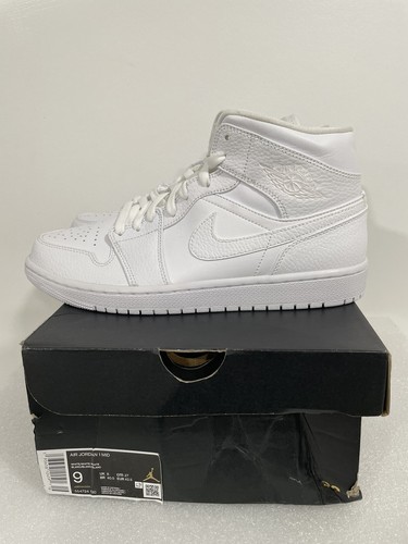 Air Jordan 1 mid Triple Whiteエアジョーダン1 27 Jordan 1 Mid Triple White for Sale - Authenticity Guaranteed