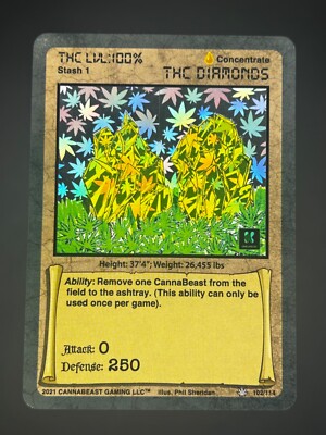 Cannabeast TCG  - Kickstarter - Thc Diamonds - 102/114