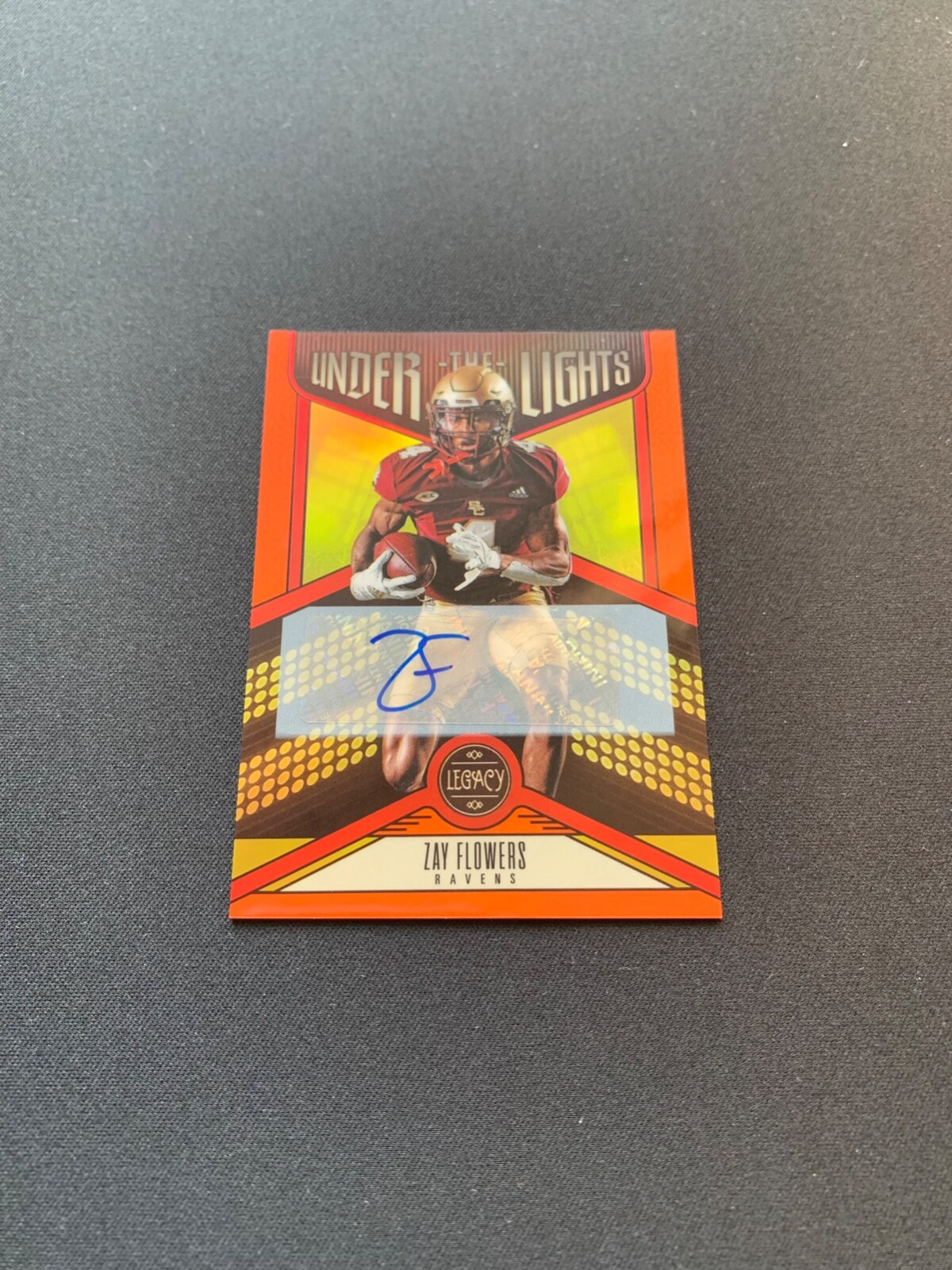 2023 Panini Legacy Under the Lights Orange /149 Zay Flowers