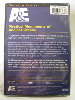 A&E Curse of the Hope Daimond,Athens Subways, Mystical Monuments Ancient Greece