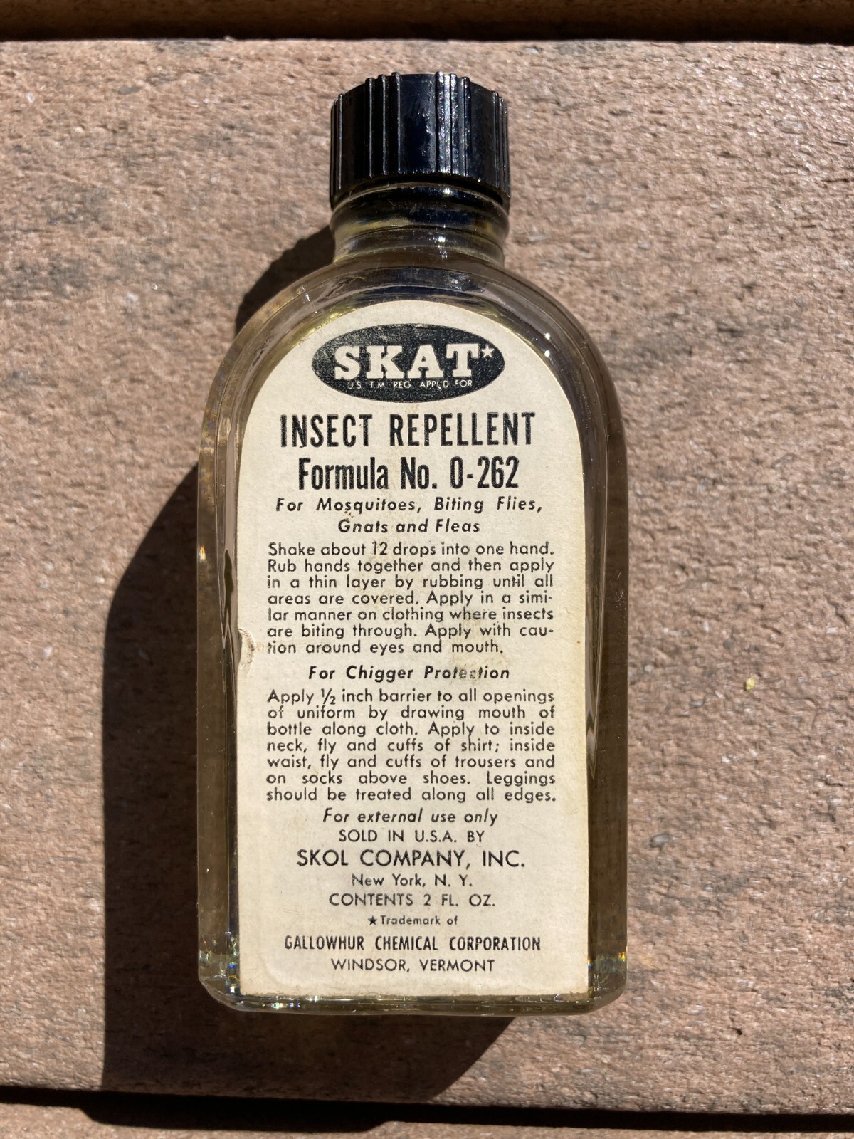 WW2 US Army Military Insect Repellent Skat Jungle First Aid Kit Field Gear