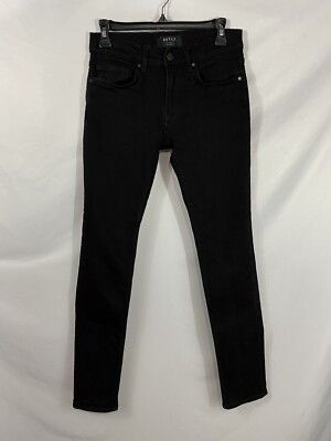 DSTLD Mens Size 28 X 32 Black Low-Rise Skinny Leg Denim Jeans